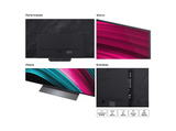 TV OLED 65 - LG OLED65C55LA, OLED 4K, Procesador Inteligente α9 AI Processor 4K Gen8, Smart TV, DVB-T2 (H.265), Negro