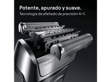 Recambio para afeitadora -  Braun 83M, Compatible con afeitadoras Series 8, Plata