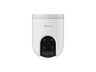 Cámara de vigilancia IP - Ezviz H8C Pro, 3K, Función de visión nocturna, WiFi, Cobertura Panorámica 360º, Detección de forma Humana, Blanco