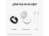 Anillo Inteligente - Samsung Galaxy Ring, Tamaño 10 (19.8 mm), Negro, IA, Titanio, Batería hasta 7 días, BT 5.4, ANC
