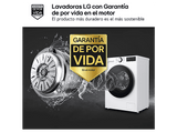 Lavadora carga frontal - LG F4X5009TLC, 9 kg, 1400 rpm, 12 programas, TurboWash 360º, Clase A-40%, Blanco