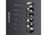Anillo inteligente - Oura Ring 5, Talla 10, Hasta 9 días autonomía, Bluetooth, 50 métricas de salud, Titanio, Stealth