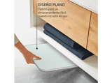 Báscula de baño - Rowenta Classic BS1901 , 180 kg, Pantalla invisible con iluminación LED, Diseño plano, Apagado automático, Cristal templado, Blanca