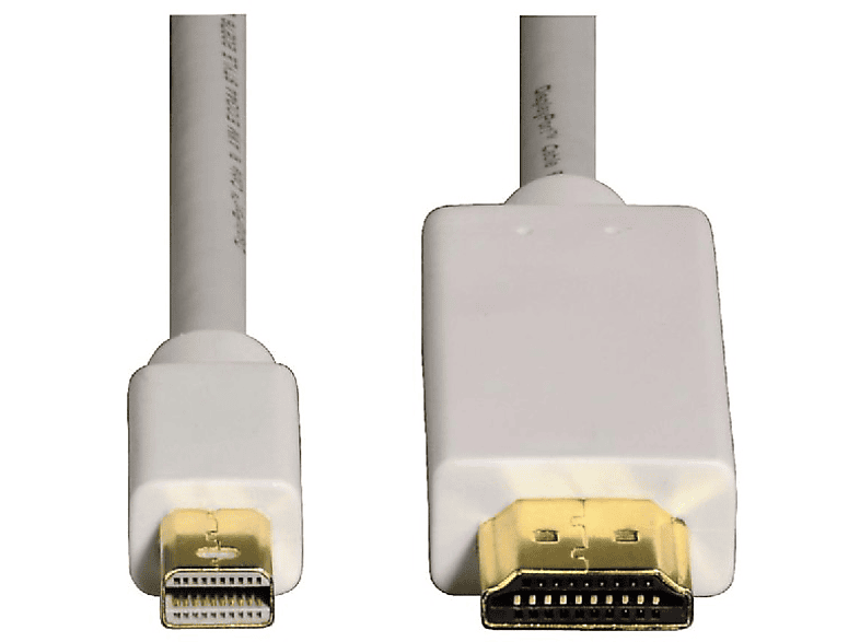 Cable - Hama 00053220 HDMI Mini DisplayPort Gris, blanco