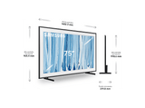 TV Neo QLED 75 - Samsung The Frame Pro TQ75LS03HWUXXC, QLED Mini Led 4K, NQ4 AI Gen3 Processor, Smart TV, Tecnología Sin Reflejos, Full AI, Negro