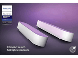 Kit de iluminación - Philips Hue Play, 2 Barras, Inteligentes, LED, Luz blanca y de color, Domótica