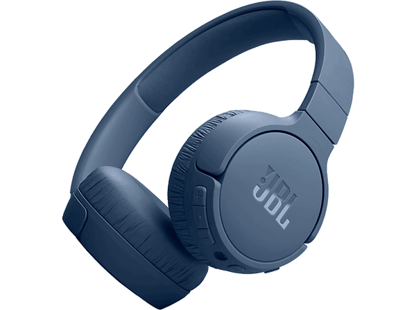 Auriculares inalámbricos - JBL Tune 670 NC, Supraaurales, Cancelación de ruido, Plegables, Hasta 70h, Azul