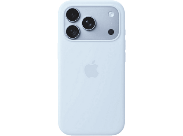 Apple funda de silicona con MagSafe para el iPhone 18 Pro, Azul fresco