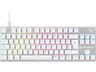 Teclado gaming - NEWSKILL Serike V2 TKL, USB tipo A, extraible, Teclas iluminadas, Con rueda de volumen, Blanco
