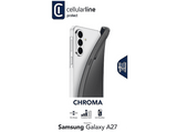 Funda móvil - CellularLine Chroma, Para Samsung Galaxy A27, Flexible, Negro