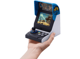 Consola retro - My Arcade SNK Neo Geo Mini, 40 juegos incluidos, Pantalla 3.5, Altavoces estéreo, Azul y blanco