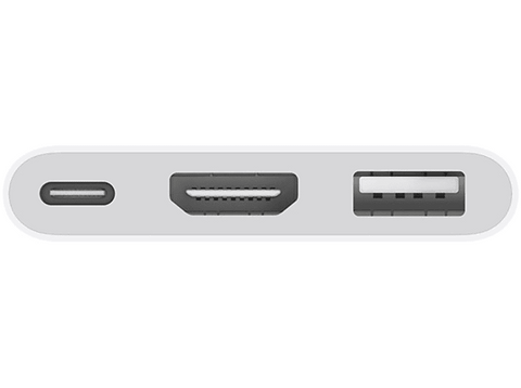 Apple Adaptador multipuerto de USB-C a AV digita, Blanco