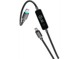 Cable USB - CellularLine Power View IQ Cable USB C, Carga rápida, 240 W, Universal, Negro