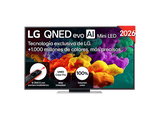 TV QNED Mini LED 55 - LG 55QNED86B6B, UHD 4K, Procesador Inteligente α8 AI Processor 4K Gen3, Smart TV, DVB-T2 (H.265), Negro