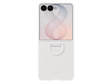 Funda - Samsung, Para Samsung Galaxy Z Flip8, De Silicona con anillo, Magnética, Crema