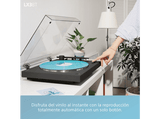 Tocadiscos - Sony PS-LX3BT, Inalámbrico, Bluetooth, Reproducción Automática, Audio Hi-Res, Tracción por Correa, Preamplificador Fono Integrado