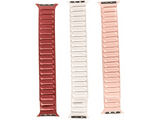 Pack Correas - Friendly License, Magnética, Compatible Apple Watch 38/40/41 mm, Vino, Blanco y Rosa