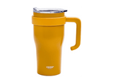 Taza térmica - CMP Paris Miami KA0668, 600 ml, Con asa, Acero inoxidable, Verde, Rosa o Naranja (Aleatorio)