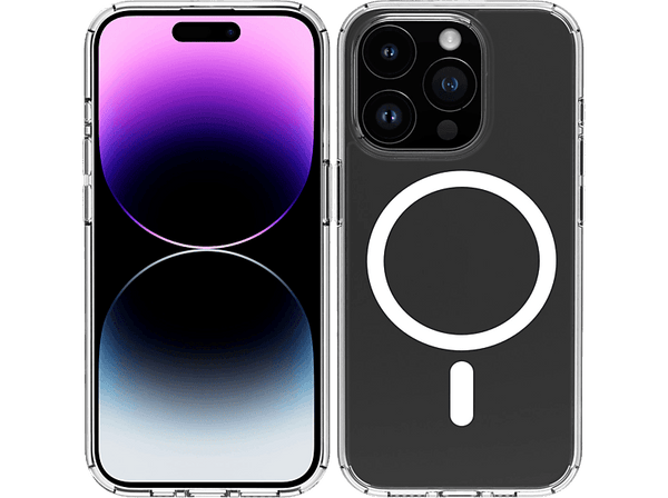 Funda - Muvit for Change Magsafe, Para iPhone 15 Pro, Materiales reciclables, Transparente
