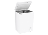 Congelador horizontal - Hisense FT100N1AWDL, 97 l, 85.8 cm, Congelador Convertible, Goma Antibacerias, Blanco