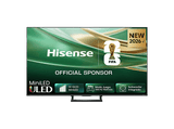 TV Mini LED 55 - Hisense 55E8S, UHD 4K, Quad Core / MT9618, Total HDR, Subwoofer integrado, IA 4K, Negro