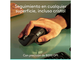 Ratón inalámbrico - Logitech MX Master 3SE, Inalámbrico, 8000ppp, Bluetooth, Multidispositivo, Clics silenciosos, Carga rápida, Personalizable, Negro