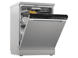 Lavavajillas - Whirlpool W8F HS61X, 15 servicios, 8 programas, 60 cm, MaxiSpace Tub, SpaceClean Rack, Tecnología 6th Sense, Inox