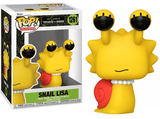 Figura - Funko Pop! Los Simpsons Treehouse of Horror: Lisa caracol, 9 cm, Vinilo