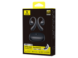 Auriculares True Wireless - Baseus Eli Sport 2, 45 h de autonomía, Ajuste seguro con gancho, Cancelación de ruido, Resistente al agua, Negro Cosmic
