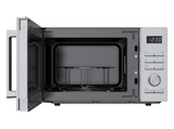 Microondas con grill - Candy CMW323GDS 011, 800 W, 5 niveles, Wi-Fi hOn, 23 l, Plata