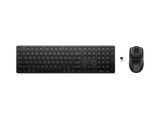 Pack Teclado + Ratón - HP 490C, Inalámbrico, Teclas programables, Multidispositivo, Bluetooth, Negro