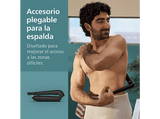Afeitadora corporal - Philips BG5475/15, 3 Peines-guía bidireccionales (2, 3 o 5 mm), Cepillo de limpieza y Accesorio plegable trasero, 100min, Negro
