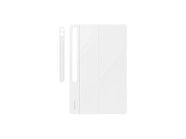 Funda tablet - Samsung  Book Cover Keyboard (AI Key), Compatible con Galaxy Tab S10 Ultra/Tab S9 Ultra, AI Assistant, 14.6", Blanco