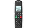 Teléfono - Alcatel XL685 Single, Análogo, Teclas Grandes, Compatible con Audífonos, Negro