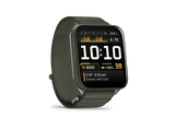 Reloj deportivo - Garmin Venu X1, Verde, 24mm, 2 AMOLED, Hasta 14 días de Autonomía, Caja de Titanio, Correa de Nailon ComfortFit