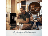 Cafetera superautomática - Cecotec Cremmaet Lungo Latte, Depósito de leche, 19 bares, 7 bebidas, Molinillo Acero inoxidable, depósito 2 L, Negro