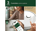 Robot friegasuelos - iRobot Roomba® Plus 405 Combo, 295 ml Depósito Polvo, 3l Depósito Agua Base, 3h Autonomía, Blanco