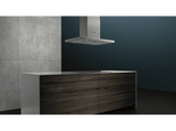 Campana - Siemens LF97BCP50 iQ500, Decorativa, 5 velocidades, 690 m³/h, Iluminación LED, 90 cm, A+, Inox