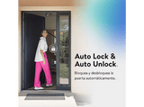 Cerradura electrónica - NUKI Smart Lock Go, Compatible con Matter, Fácil montaje, Funciona con cuatro pilas AA, Blanco