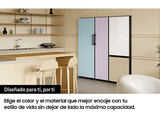 Frigorífico una puerta - Samsung BESPOKE SMART AI RR39C76C3S9/EF, No Frost, 186cm, 387l,  Metal Cooling, WiFi, Inox