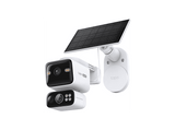 Cámara de vigilancia IP - Tp-link Tapo C645D KIT, 2560 x 1440 píxeles, Función de visión nocturna, Doble Lente 360º con Panel Solar, Blanco