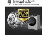 Lavadora carga frontal - LG F2X50S8TSC, 8 kg, 1200 rpm, 12 programas, Fondo reducido, Inox