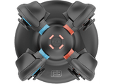 Base de carga - Ardistel Blackfire Quad Charger for Joy-Con RGB LED, Carga cuádruple, Iluminación RGB LED, Negro