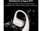 Auriculares conducción de aire - Huawei FreeArc, Supraaurales, Bluetooth, 28h Autonomía, Negro