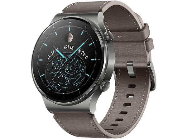 Smartwatch - Huawei Watch GT2Pro, AMOLED, Resistente Agua 5ATM, Medición oxígeno en sangre, Marrón