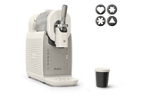 Heladera - Moulinex Freezi MJ803, Heladera 16 en 1, Helados y bebidas heladas al momento, 5 Programas automáticos, Silenciosa, 8 Raciones, Blanca