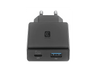 Cargador de pared - CellularLine Power Lite, 65 W, Universal, Negro