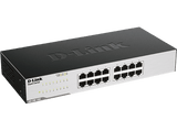Switch - D-Link GO-SW-16G -  16p. Gigabit Ethernet LAN RJ-45, Sin gestión, 1000 Mbps/puerto, Negro