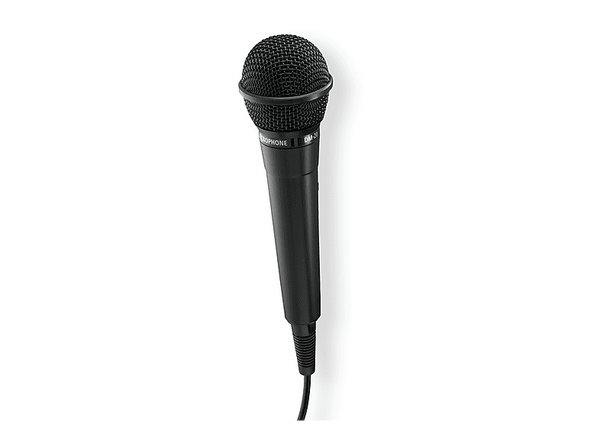 Micrófono - Hama Party, 100 Hz - 10 kHz, Cardioide, Frecuencia 100 Hz - 10 kHz, Ideal Karaoke, Negro