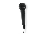 Micrófono - Hama Party, 100 Hz - 10 kHz, Cardioide, Frecuencia 100 Hz - 10 kHz, Ideal Karaoke, Negro